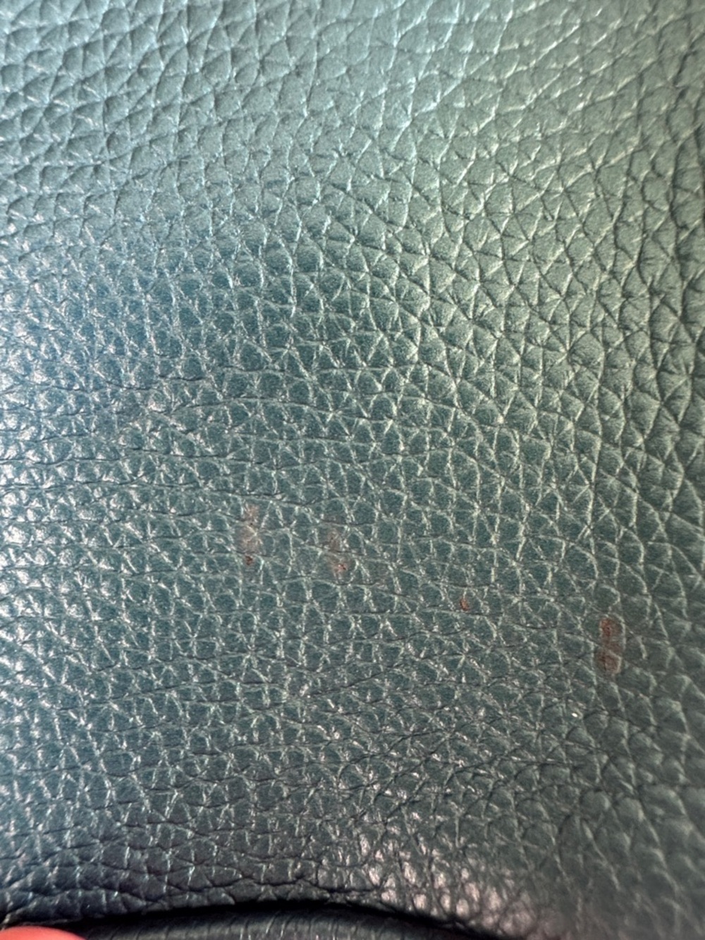 Coach Nolita Shoulder Bag – Metallic Teal Pebbled Leather with Gunmetal Chain - Picture 10 of 10